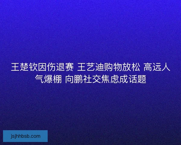 王楚钦因伤退赛 王艺迪购物放松 高远人气爆棚 向鹏社交焦虑成话题